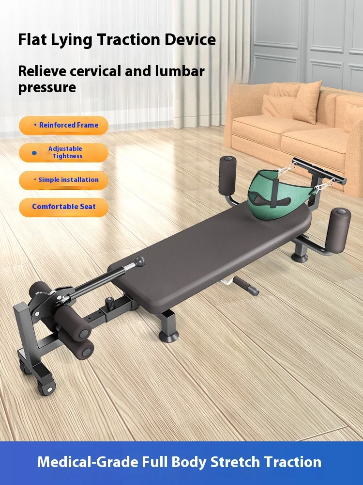 Leg Stretching Exercise Device,Cervical and Lumbar Spine Soothing Device,  Home Lumbar Traction Inverted Machine