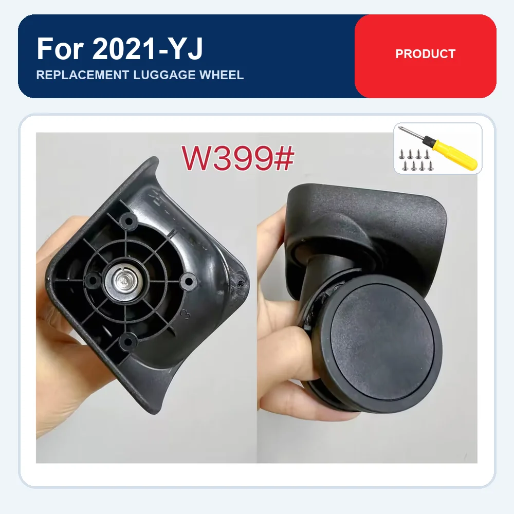 Replacement Luggage Wheel For Pierre Cardin 2021-YJ For Pierre Cardin 021-YJ Silent Caster Repair Part