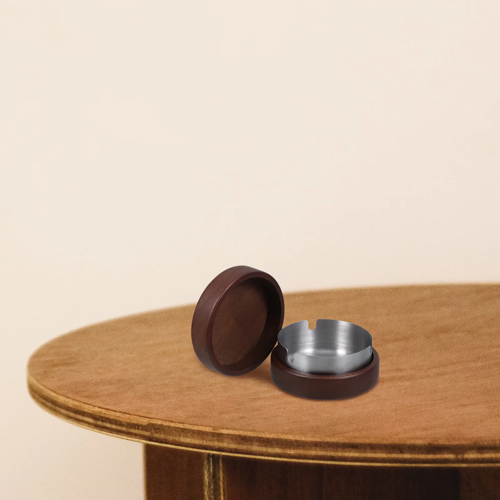 

Home Decor Cigar Ash Tray Outdoors Ashtrays for Smokers Indoor Light Brown