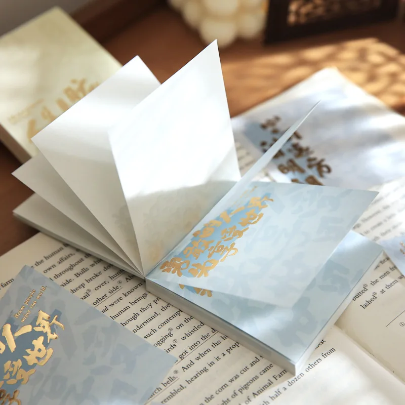 90 Sheets Healing Motivational Learning Ins Minimalist Wind Message Paper