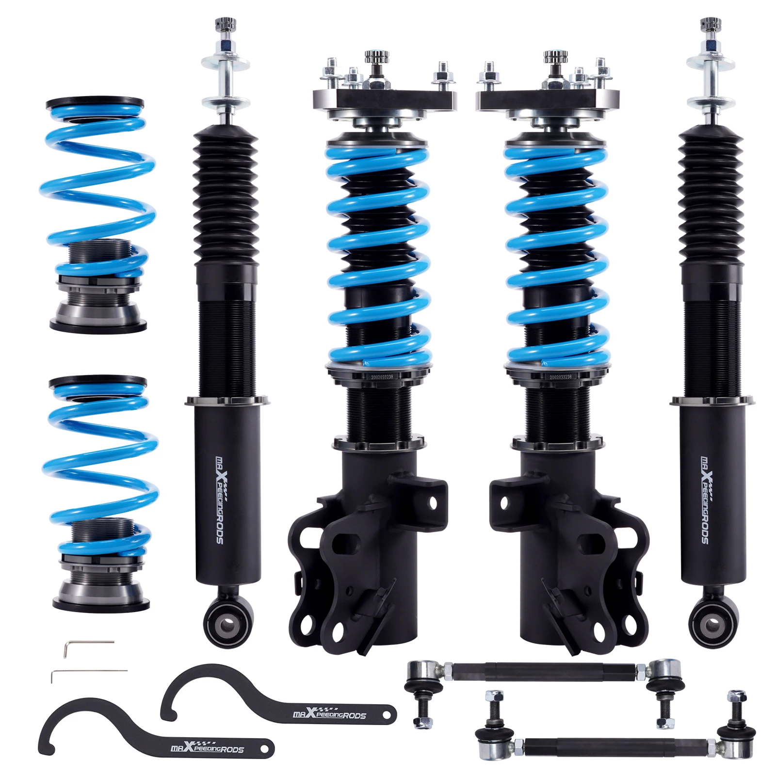 MaXpeedingrods Coilovers 24 Way Damper Lowering Springs Suspension Kit for Honda Civic SI 2014-2015