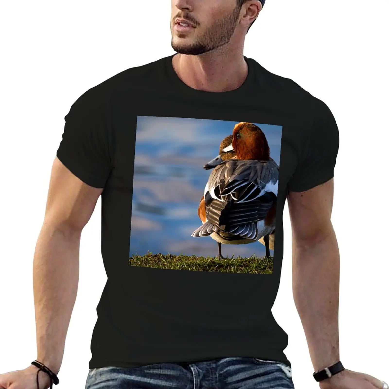 Wigeon enjoying the sunshine T-Shirt anime t shirts for man t shirt personalised T-Shirt