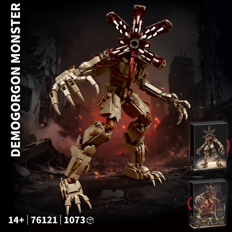 

MOC Demogorgon Monster Building Blocks Assembly Model Display Decoration Creative Toy Birthday Christmas Gift for Adults