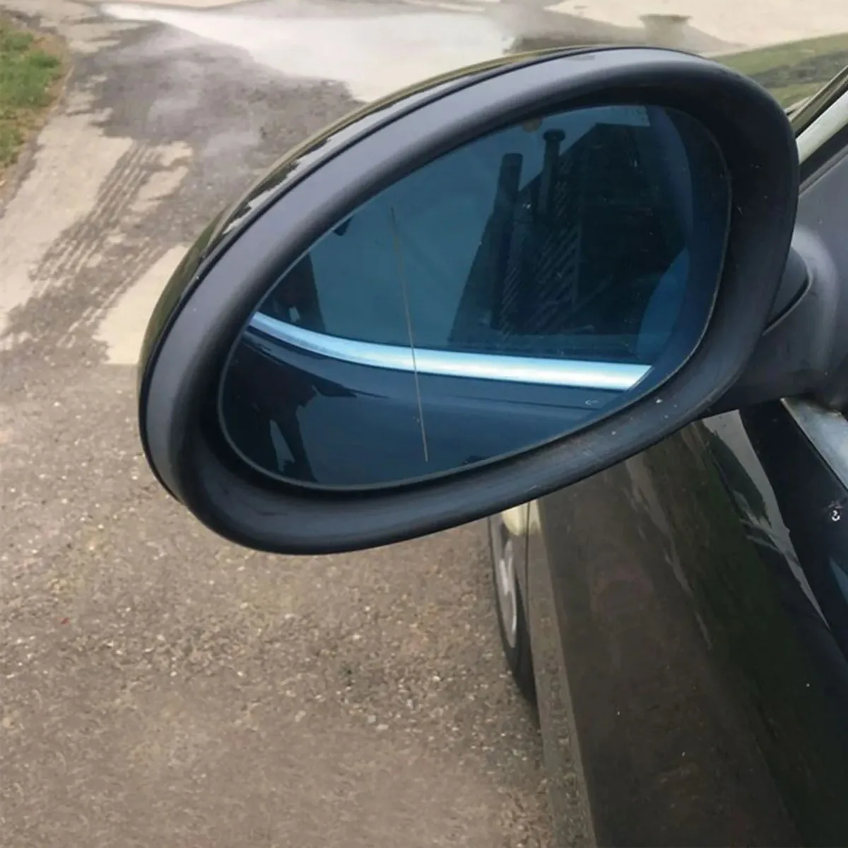 Left/Right Pre-LCI Car Rearview Wing Mirror Glass Heated Blue For BMW E90 E87 E92 E93 E91 E81 E82 E88 Pre-Facelift Replace view 2