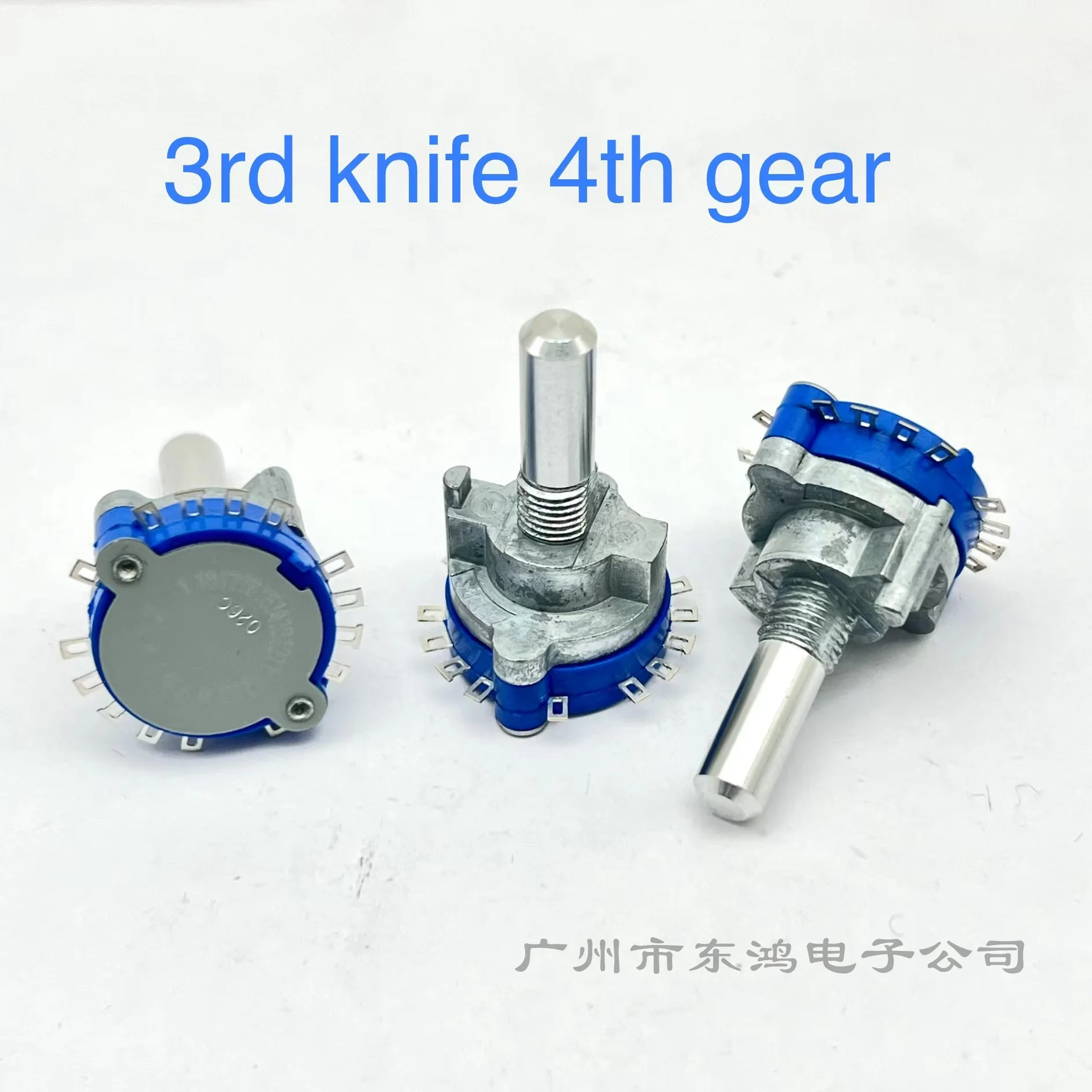 1 PCS ALPS SRRN142100 ROTARY BAND SWITCH 3 POLE 4 SPEEDS SHAFT LENGTH 20MM ROUND SHAFT