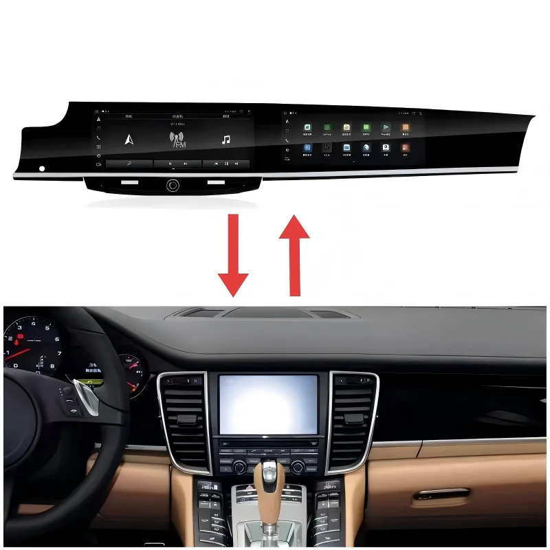 For Panamera (970) 2009-2016 Multifunctional Entertainment Double Screen System for Retrofit/Upgrade with 1 Year Warranty