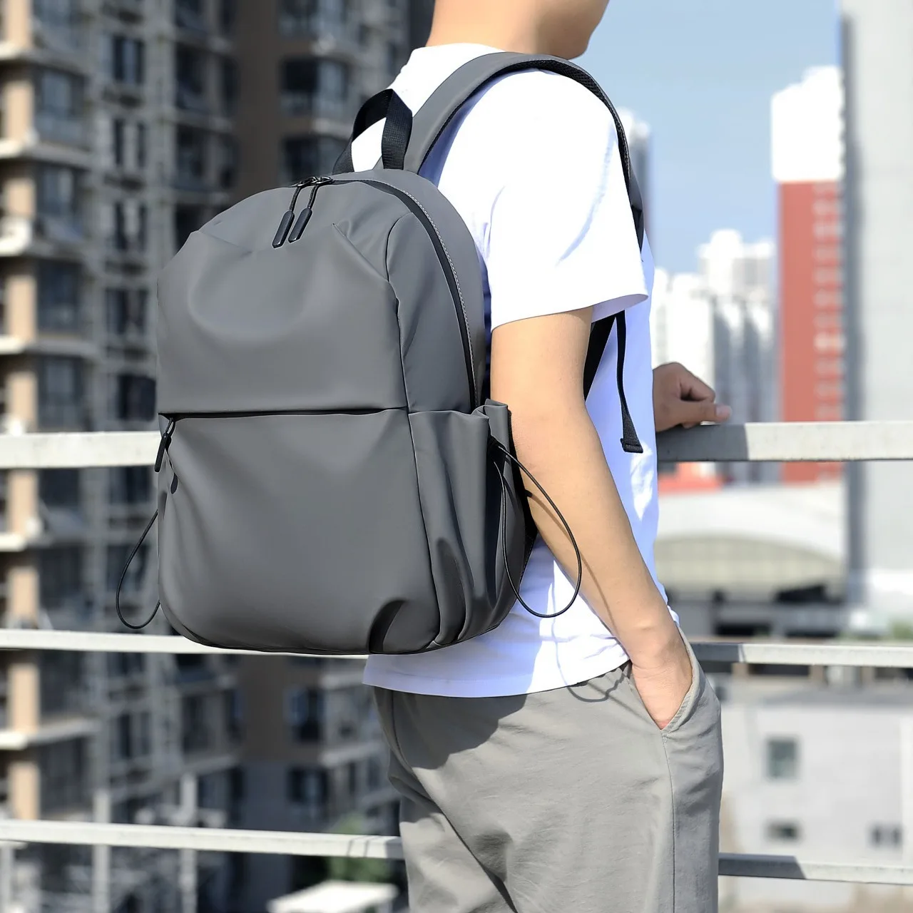 Europe and United States new backpack multifunctional large capacity 15.6 inch student backpack leisure outdoor men's backpack.