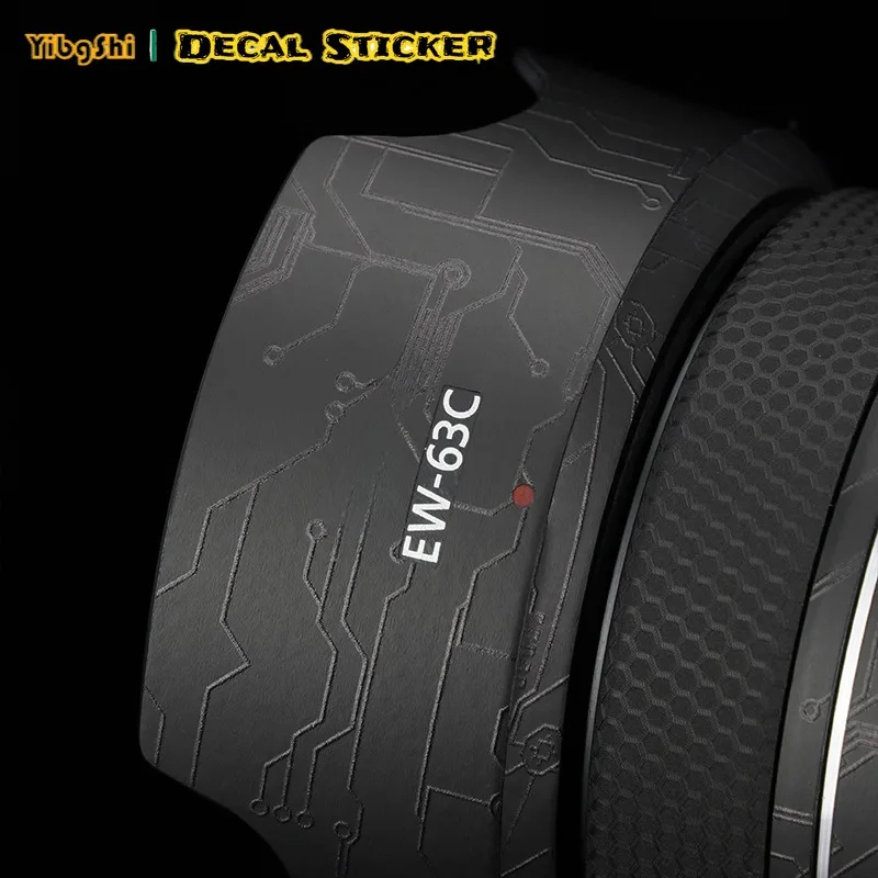 لكانون EF-S 55-250 مللي متر F4-5.6 IS STM عدسة ملصق مائي الجلد لكانون 55-250 F4-5.6 عدسة ملصقات EFS55250 التفاف غطاء #5