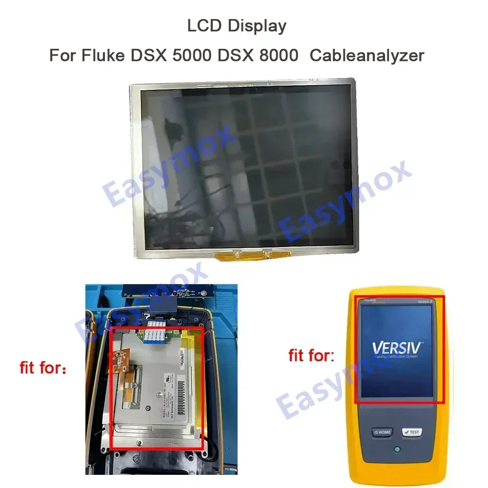 LCD Display for Fluke Networks DSX-5000 DSX-8000 Cableanalyzer Screen Repairment