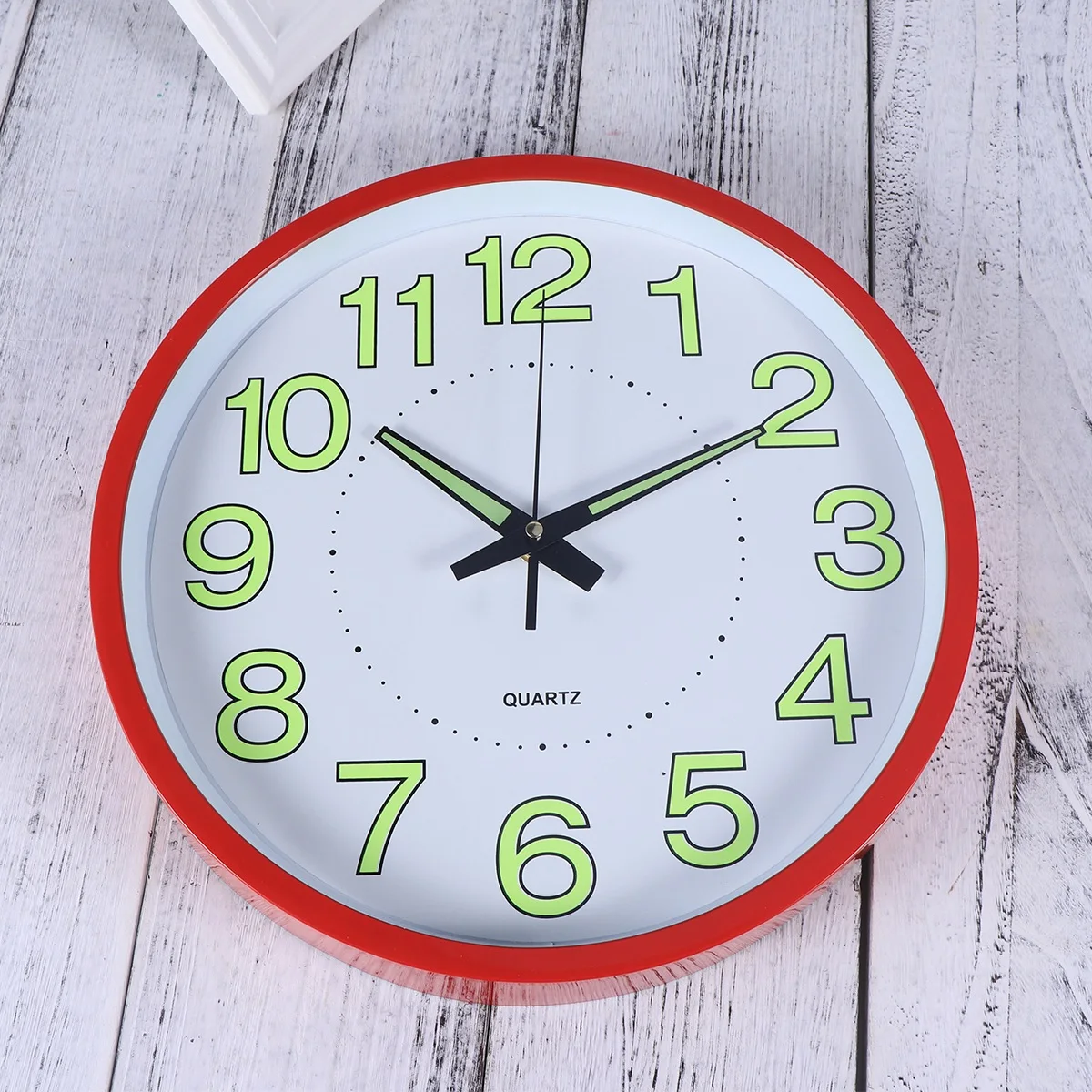

12Inches 30Cm Night Luminous Wall Clock Round Silent Decorative Hanging Clock For Home Living Room Bedroom Office Glow In Dark