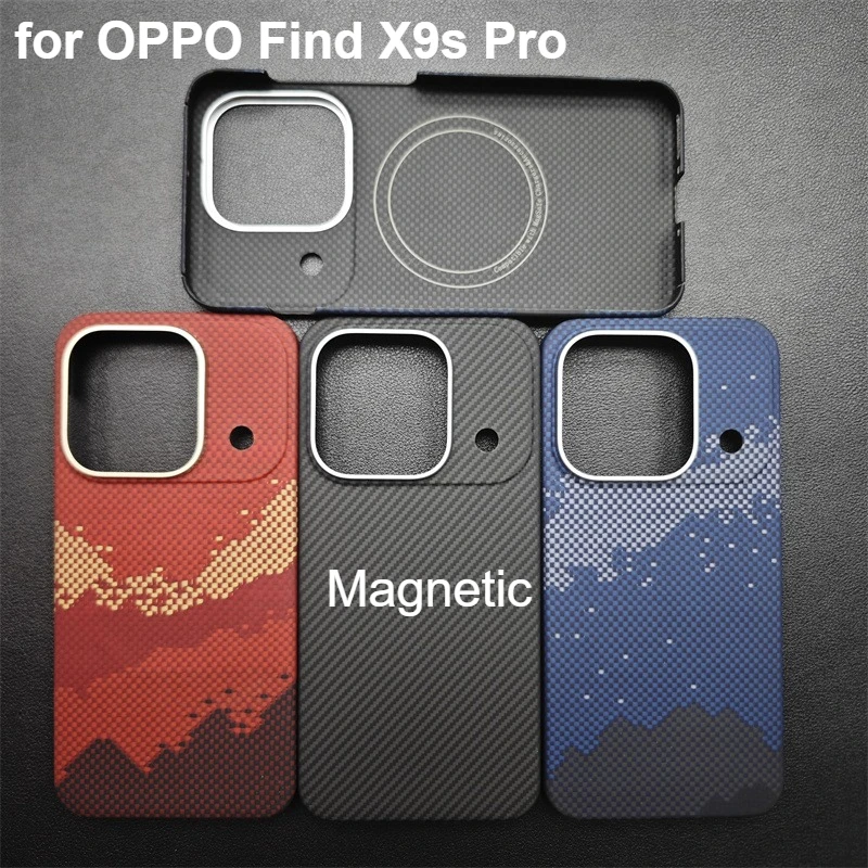 

Magnetic Case Aramid Carbon Fiber Cases for OPPO Find X9s Pro For MagSafe Ultra Slim for OPPO Find X9sPro Phone Protective Cover