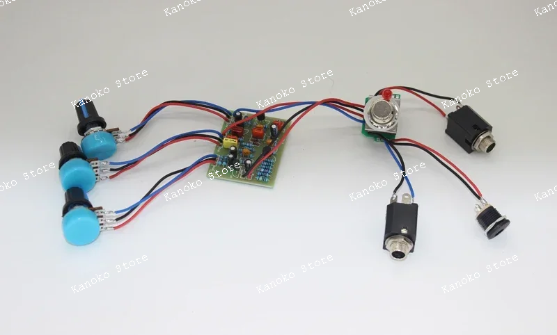 DIY دليل الغيتار المؤثر الكبير إفشل طبق الاصل غامض تشويه واحد المؤثر غامض لوحة دوائر كهربائية
