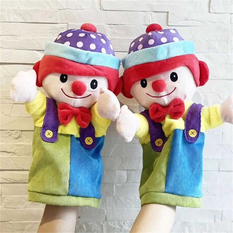 

Клоуна кукольная игрушка с выразительным дизайном лица усиливает творчество и стадию языковых выступлений.
