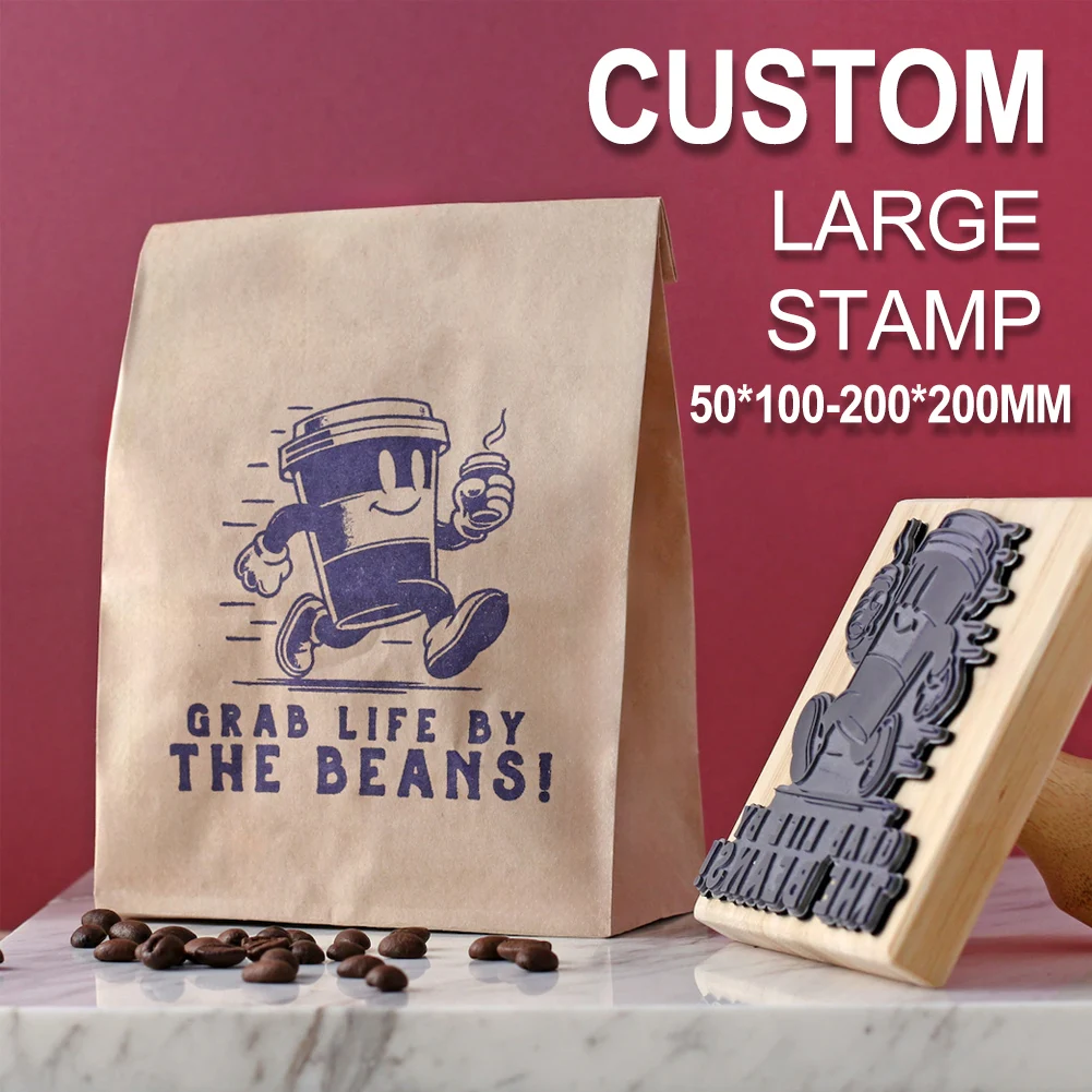 

Custom Company Logo Custom Stamp, Wedding Stamps, Handmade Seal, Rubber Coupons, Personalized Large Seal Stamp, Packaging Stamp