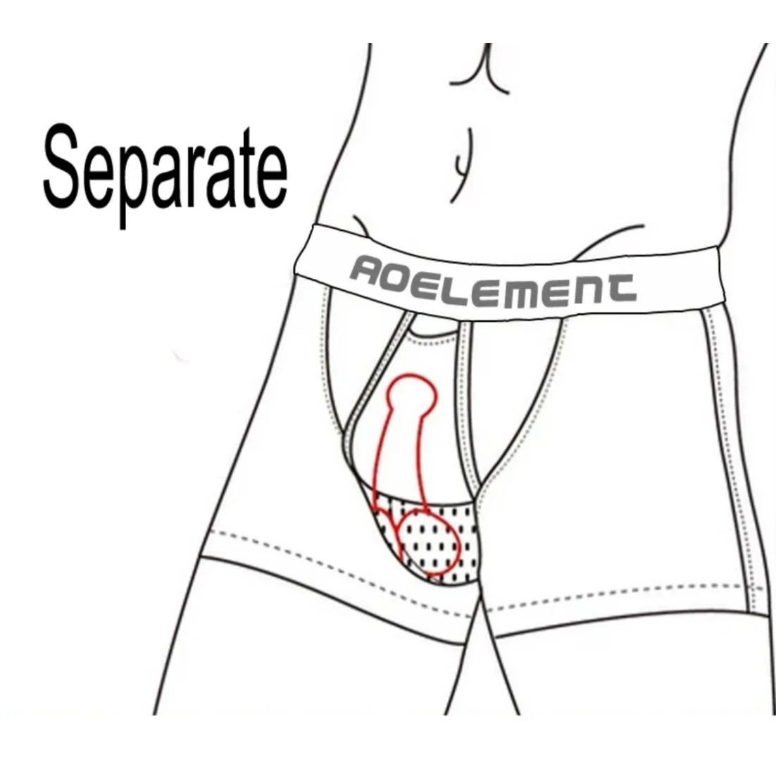 Male Panties Modal Silver Belt Support Scrotum Bag Function Boxer Shorts Sexy Masculino Men Open Front Underwear Pouch Puls Size