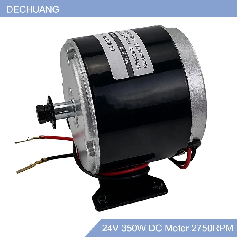 

24V 350W DC Motor Permanent Magnet Generator Micro Brushed Motor Brushed High Permanent Magnet 2750RPM Gear Electric Motor