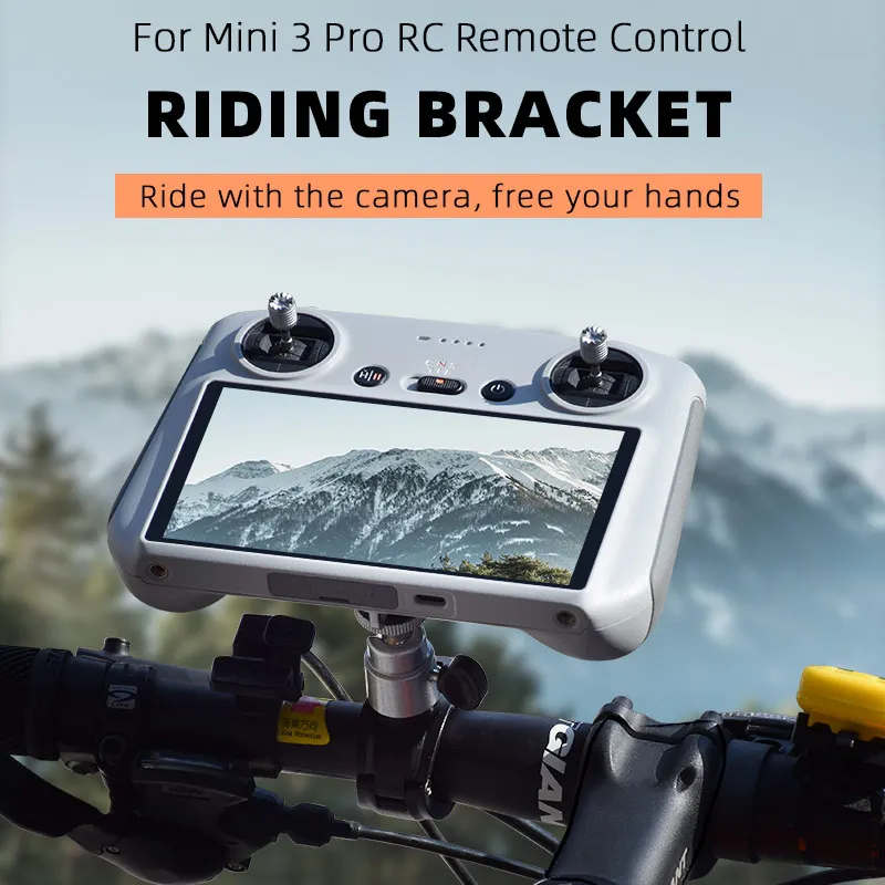 Remote Controller Bicycle Bracket Clip Holder For Mini 4/3 Pro RC RC 2 Phone Monitor Clamp Fix Mount for DJI Mavic 3 Mavic 3 Pro