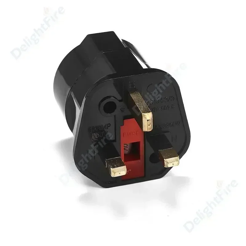 1 Uds. Adaptador de enchufe de Reino Unido a la UE 250V 13A Corea Euro 2 pines a Gran Bretaña enchufe de 3 pines conversión enchufes eléctricos
