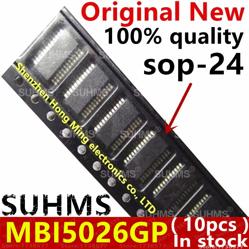 (10piece)100% New MBI5026 MBI5026GP sop-24
