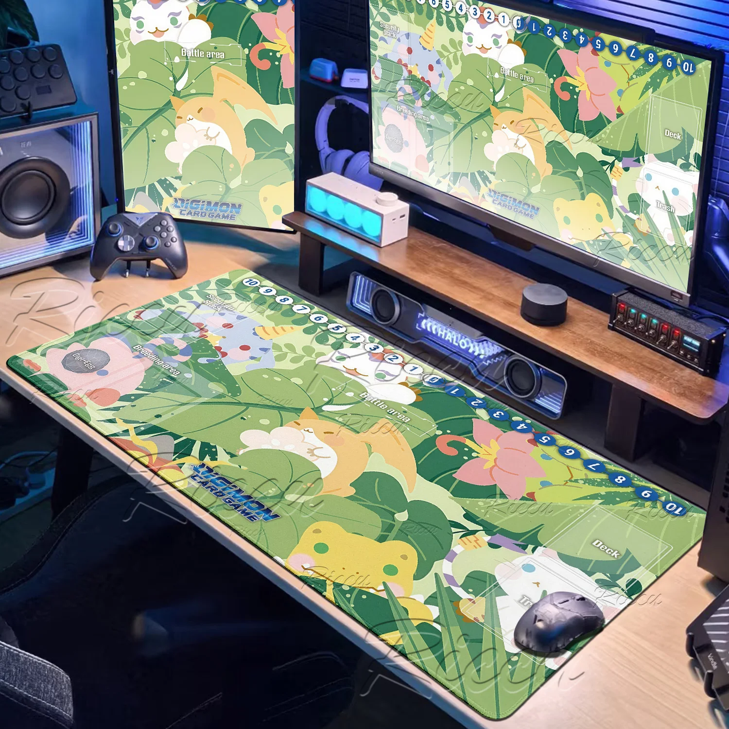 Large Anime Digimon Adventure Gamer Mouse Pad Kawaii XXL Keyboard Laptop PC Gaming Extended Desk Mat Computer Accessories Carpet