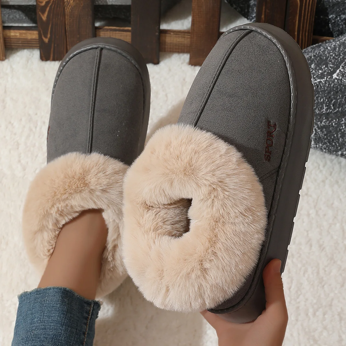 men's winter shoes 2025 Indoors casual cheap shoes clearance free shipping thermal insulation lining slip-resistant and durabl image 5