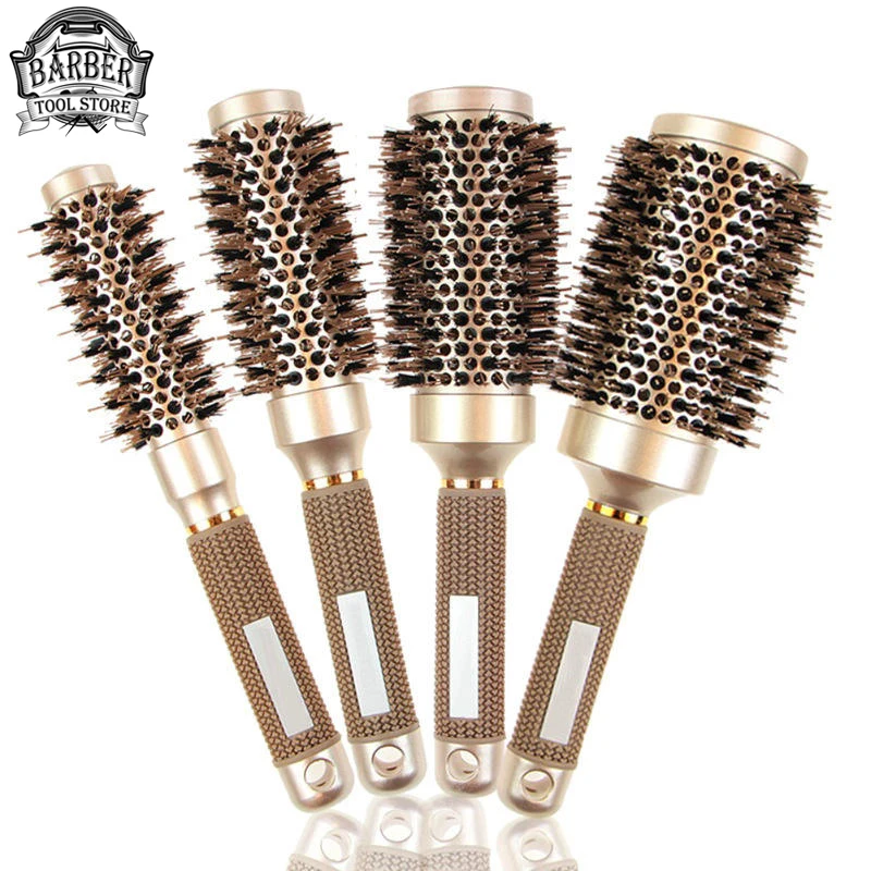 Salon Curling Roll Comb Set Hair Dryer Brush For Womens Professional Hairdressing Brushes Hair Supplies Barbershop Accessories