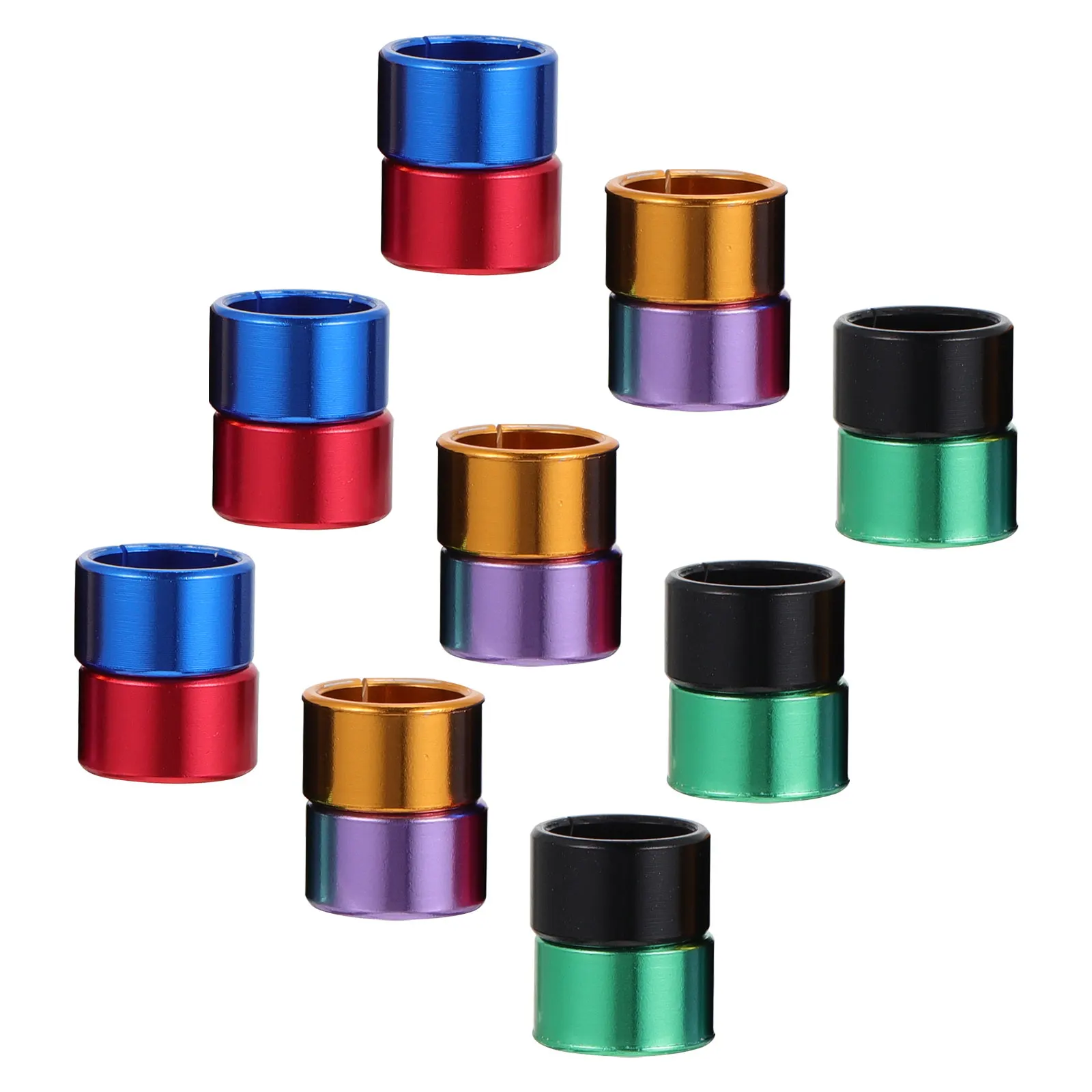 

18Pcs Aluminum Bird Rings High Visibility Pigeon Foot Rings for Racing and Breeding Leg Bands for Doves Parrots