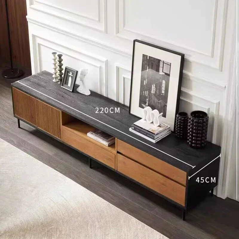 

Tv Stand Unit Cabinet Furniture Aesthetic Industrial Corner Mobile Full Modern Dining Console Mueble Para Tv Living Room