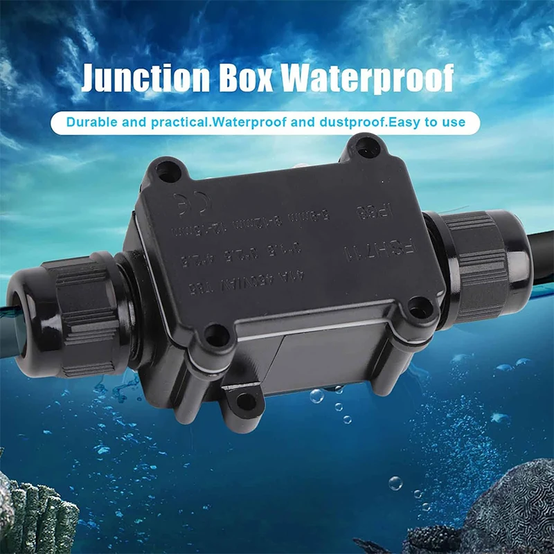 

2/3 Way Outdoor Waterproof IP66 Electrical Cable Wire Connector Junction Box With Terminal 450V Junction Box for Led Light