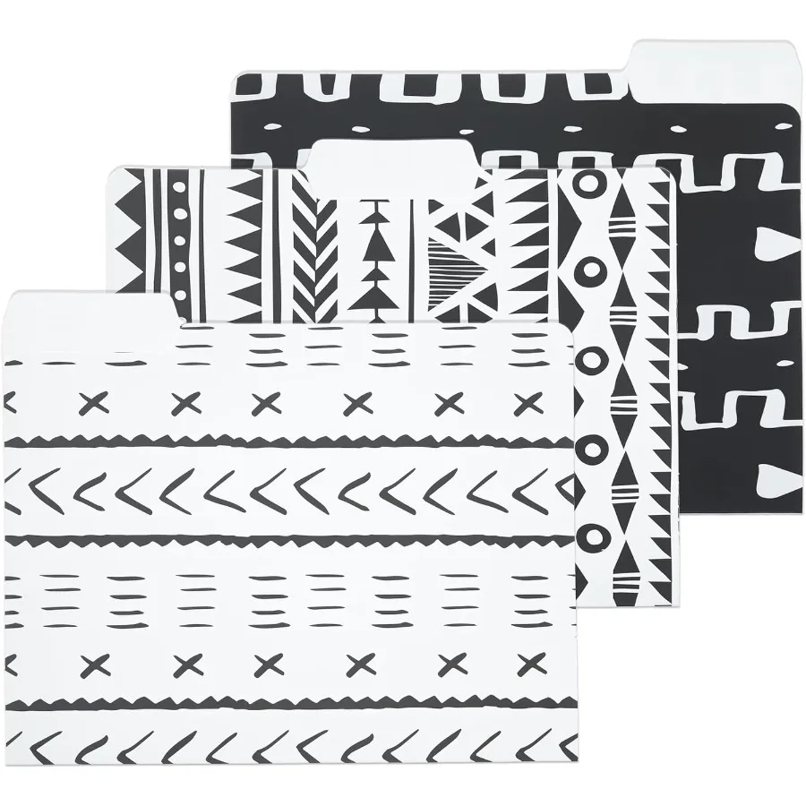 

12 упаковок декоративных папок для файлов. Папка для файлов размером с буквами и 1 вырезанной вкладкой. Симпатичная красивая цветная сверхлегкая папка для файлов.