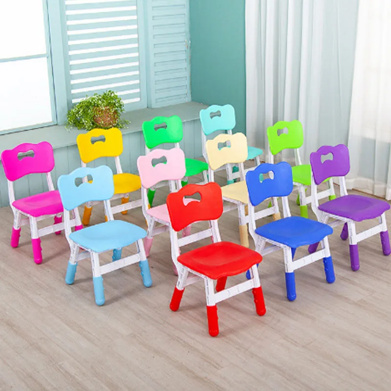 

Colorful Adjustable Height Kindergarten Kids Plastic Chair for PreschoolChairs for Children child seat