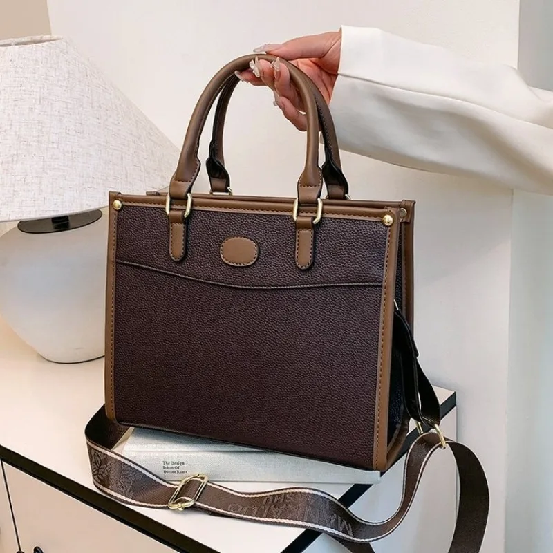 

Corduroy Fabric Shoulder Bag For Women Soft Ribbed Texture Handbag Vintage Style For Autumn Winter Fashion Seasons