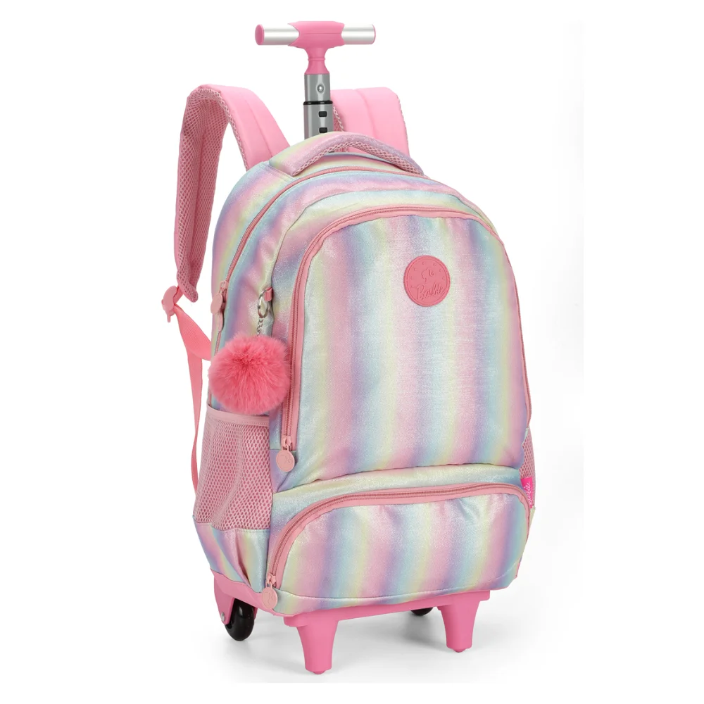 School Rucksack Barbie Tween Rainbow LUXCEL