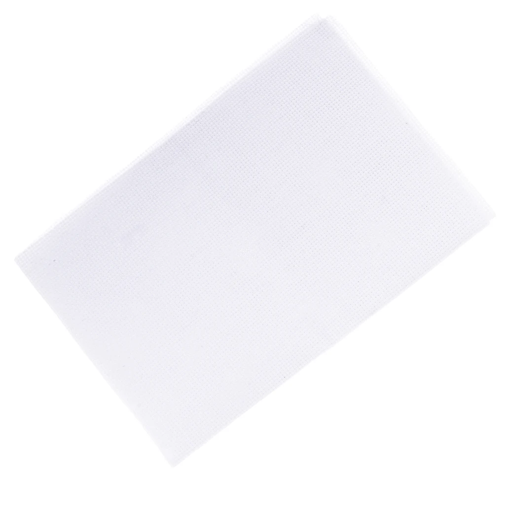 White 11CT/14CT Cross Stitch Cloth Aida Fabric DIY Hand Embroidery Cloth DIY handmade needlework sewing