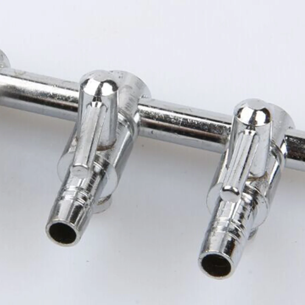

Oxygen Tube Distributor Air Pump Flow Lever Aquarium Splitter Stainless Steel 4mm Valve Control Pet Supplies Gas Water
