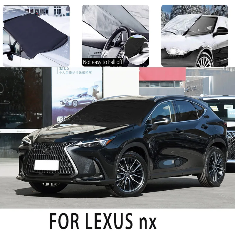 

Car snow cover front cover for LEXUS nx Snowblock heat insulation sunshade Antifreeze wind Frost prevention car accessories