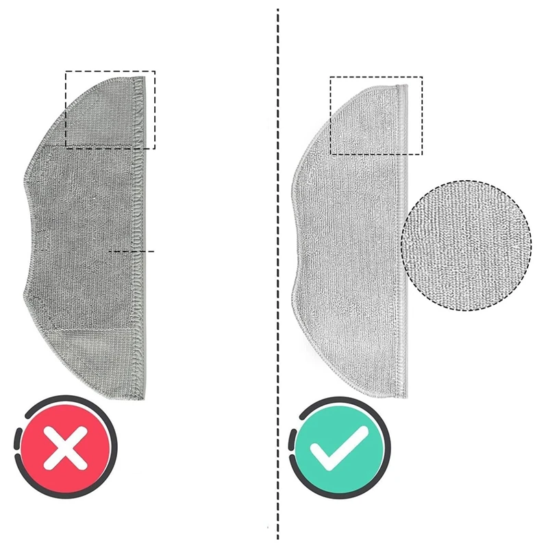 For Xiaomi G1 / Viomi V3 Max Robot Vacuum Cleaner Hepa Filter Mop Rag Accessories