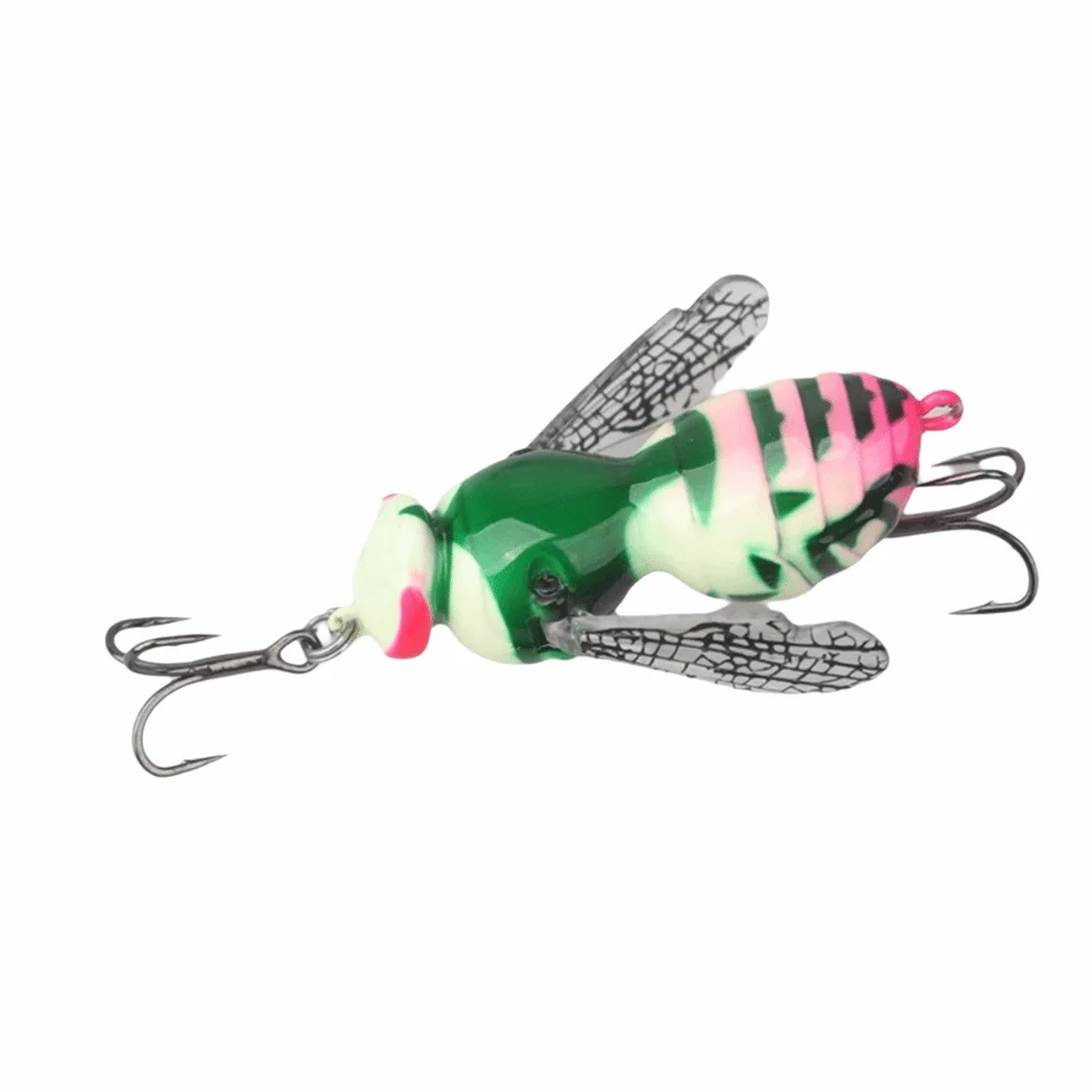 Built-in Rattle System Topwater Fishing Lure 9g Weight Distinctive Shape Wasp Shaped Lure 5g Weight Surface Action Lure