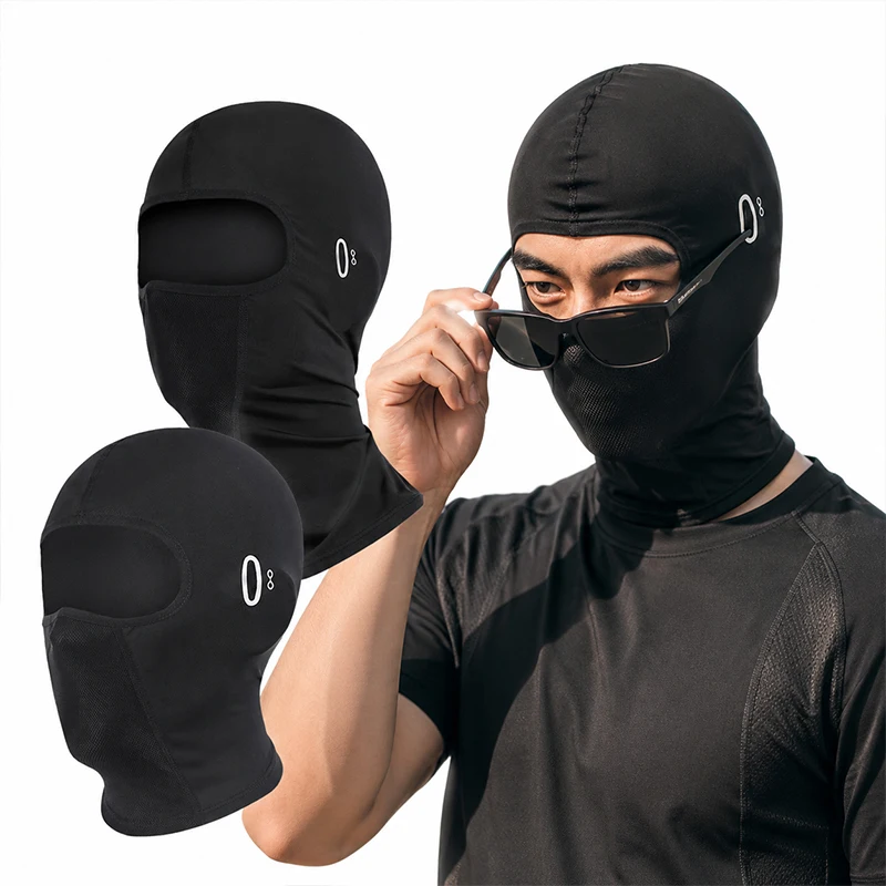 SEAMETAL Motorcycle Balaclava Summer UV Protection Face Mask Breathable Ice Silk Cooling Mask For Men Women Cycling Running