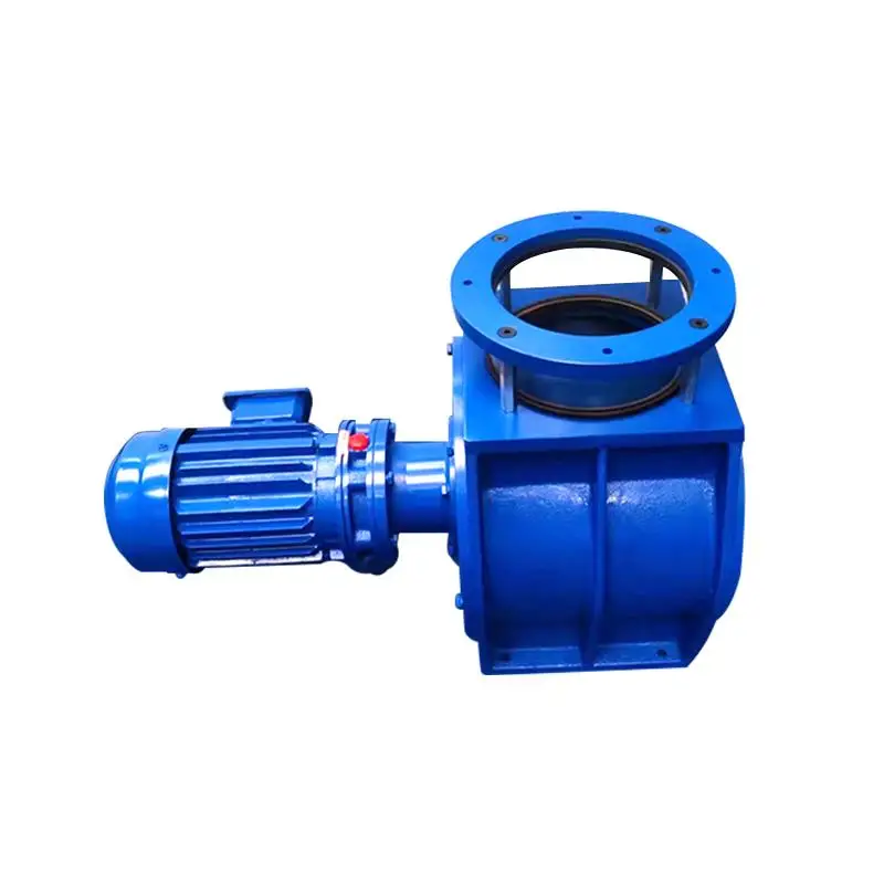 fan star unloader ash unloading valve impeller feeder square mouth round mouth unloader stainless steel unloading machine