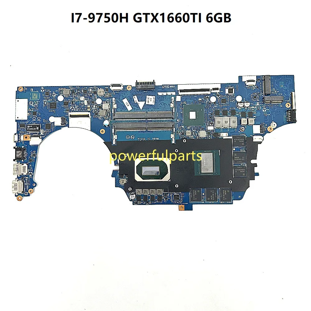 

Материнская плата для HP Gaming 17-CD FPC70 LA-H473P L58846-601 I7-9750H GTX1660TI 6 ГБ, графическая работа, хорошая