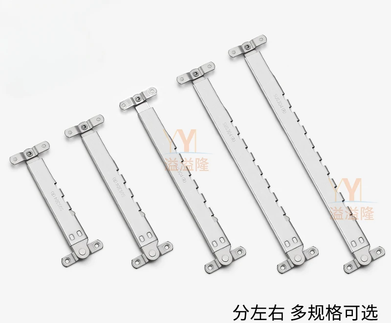 Multi-point telescopic brace 304 stainless steel upper hanging window support plastic steel aluminum alloy outer hanging window