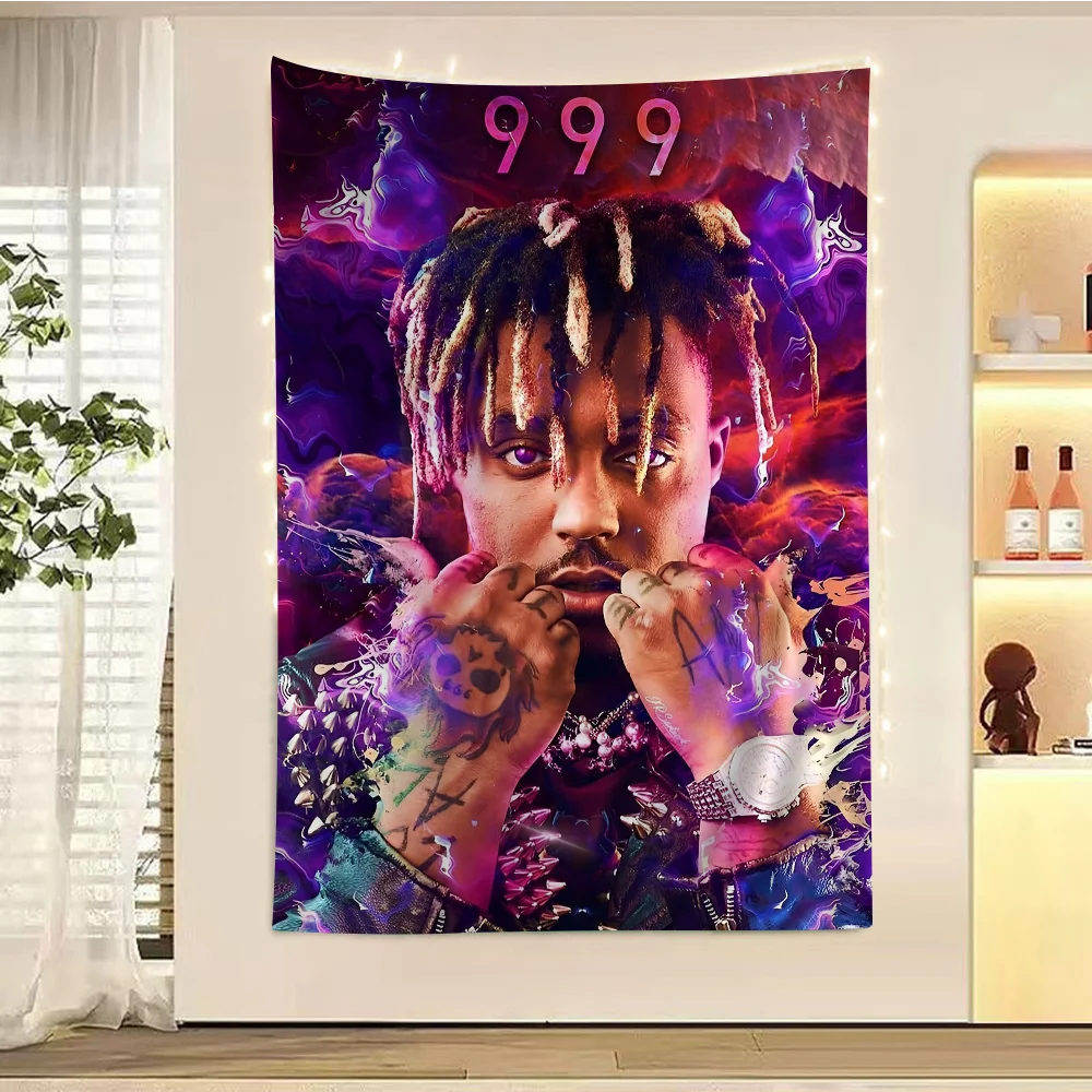 

Juice Wrld Colorful Tapestry Wall Hanging Hanging Tarot Hippie Wall Rugs Dorm Art Home Decor