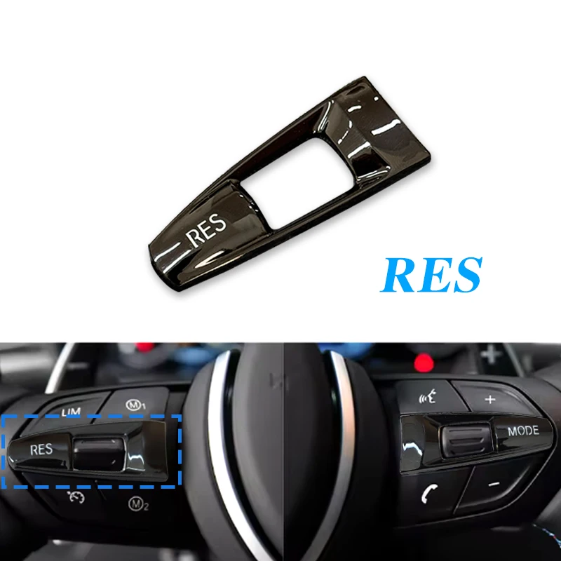 Auto Lenkrad RES MODUS Taste Abdeckung Für BMW F10 F11 F30 F31 F34 F01 F02 F07 F06 F12 F25 F26 F15 F16 M2 M3 M4 M5 X5M X6M
