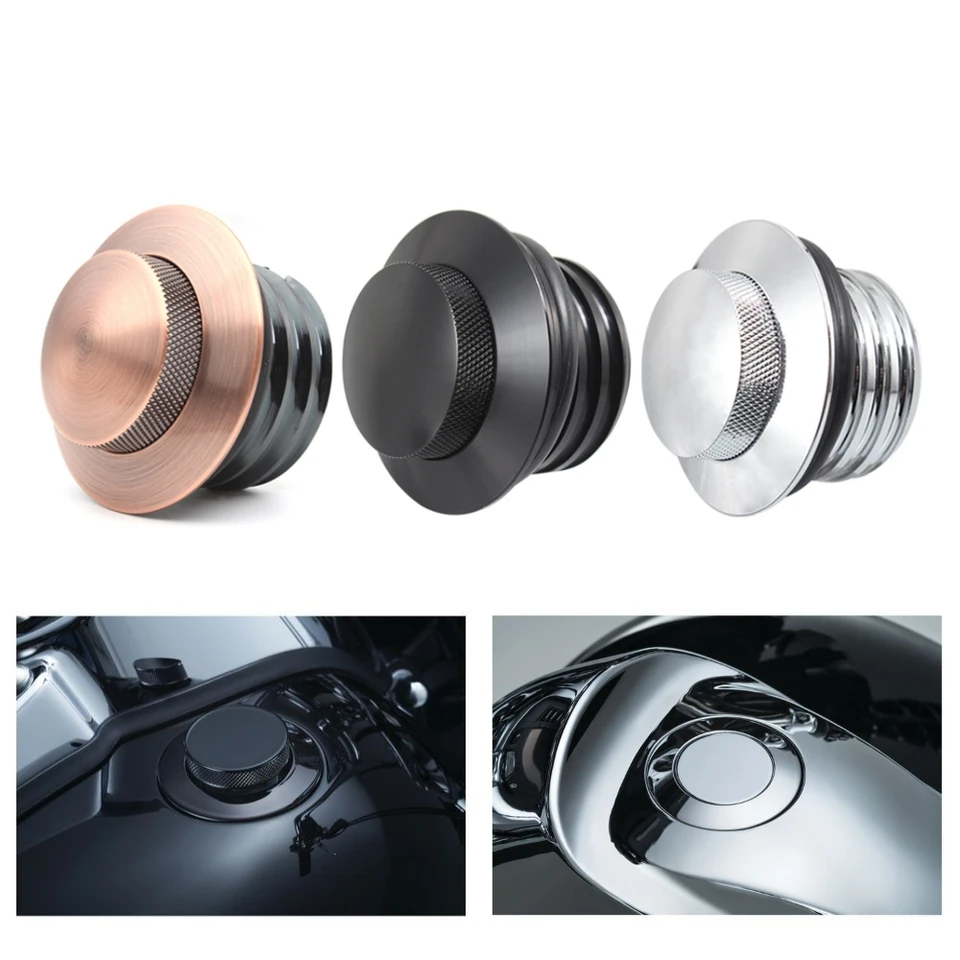 Bouchon Réservoir Essence Pop-Up Aluminium – Harley Davidson Sportster 883 1200, Dyna, XL 72 – Anti-Fuite & Style