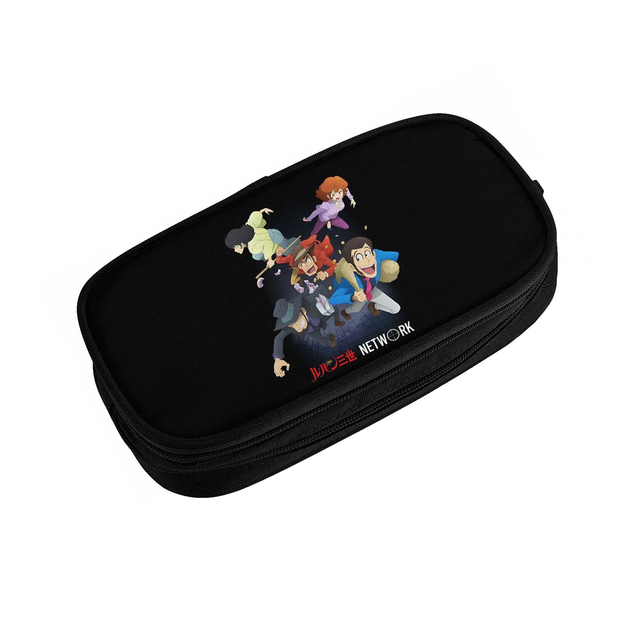 1 Piece Lupin The Third Pencil Cases for Students Jump Pen Box Pencil Bag Big Capacity Pencil Pouch Pen Holder
