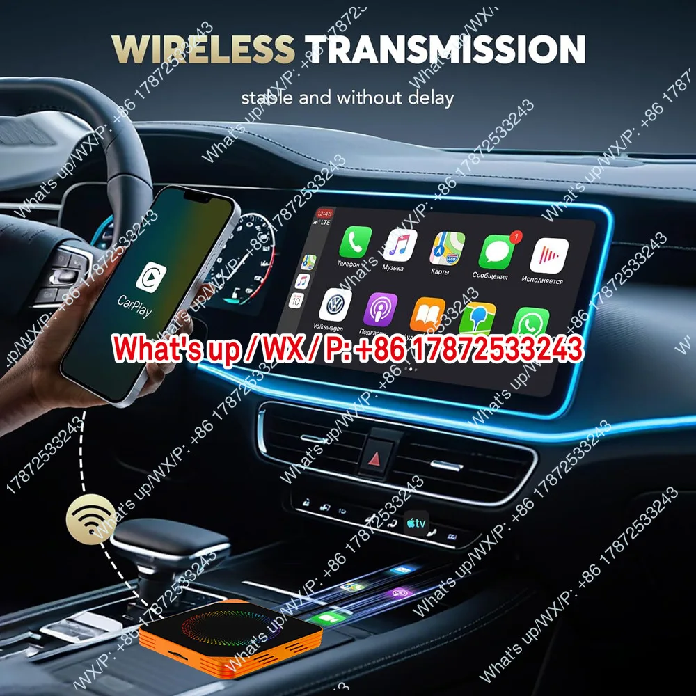 Car AIBOX wired to wireless CarPlay intelligent interconnected portable new box