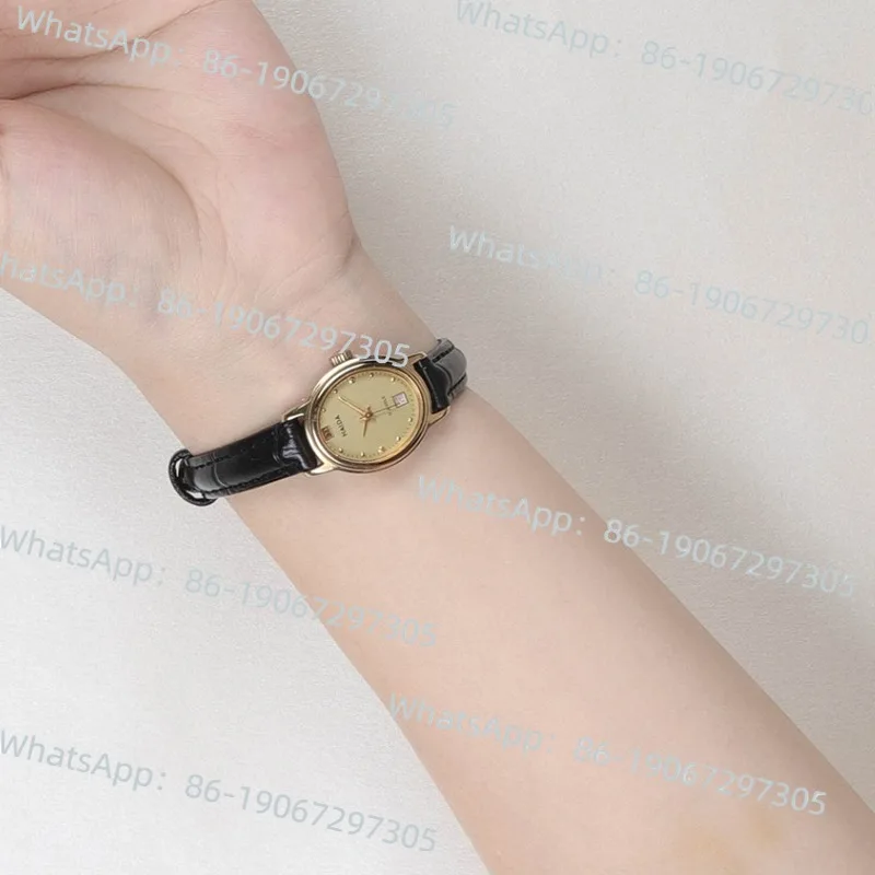 

Shanghai Haida, маленькие механические механические золотые овальные ретро ностальгические литературные легкие роскошные женские часы