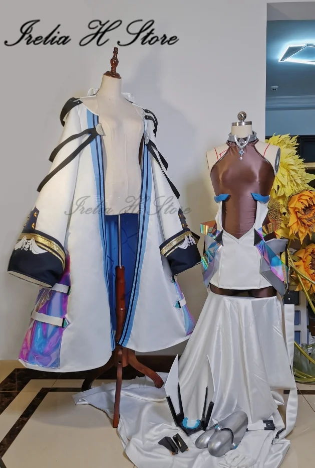 

Irelia H Store Azur Lane USS новый трикотаж косплей костюм женский полный комплект платье на Хэллоуин по индивидуальному заказу