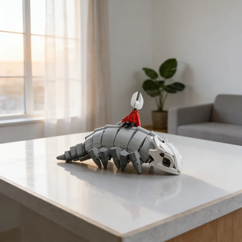 

846 деталей MOC Bell Beast Hollow Knight: Модель-конструктор, подарок для самостоятельной сборки, креативный коллекционный декор, премиум-класс для взрослых и детей